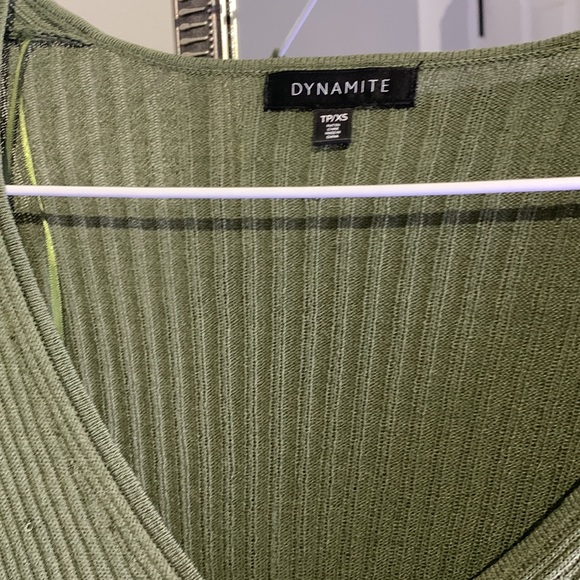 Dynamite sweater olive green size XS - Picture 2 of 4